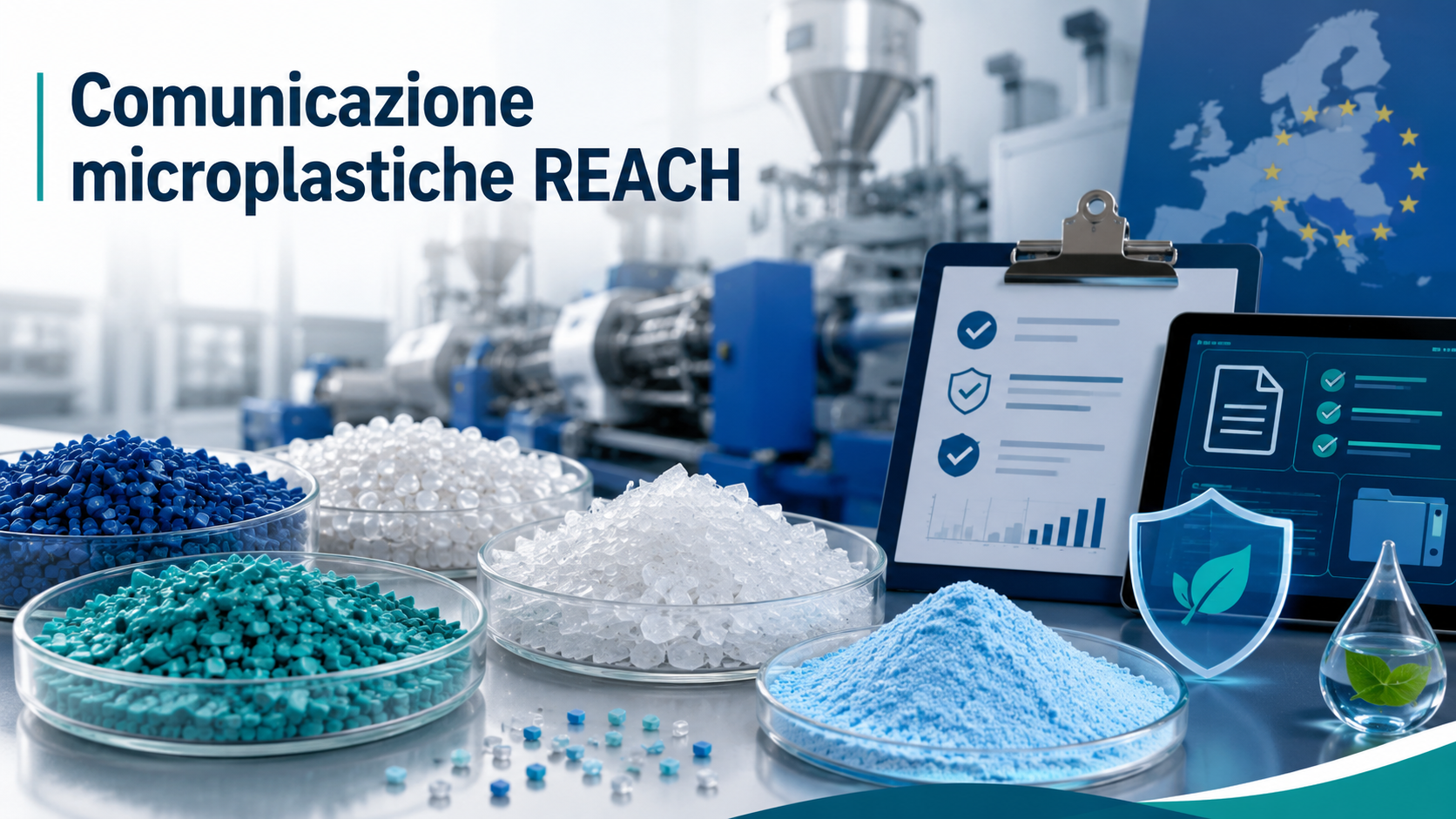 Microplastiche, comunicazione all’ECHA